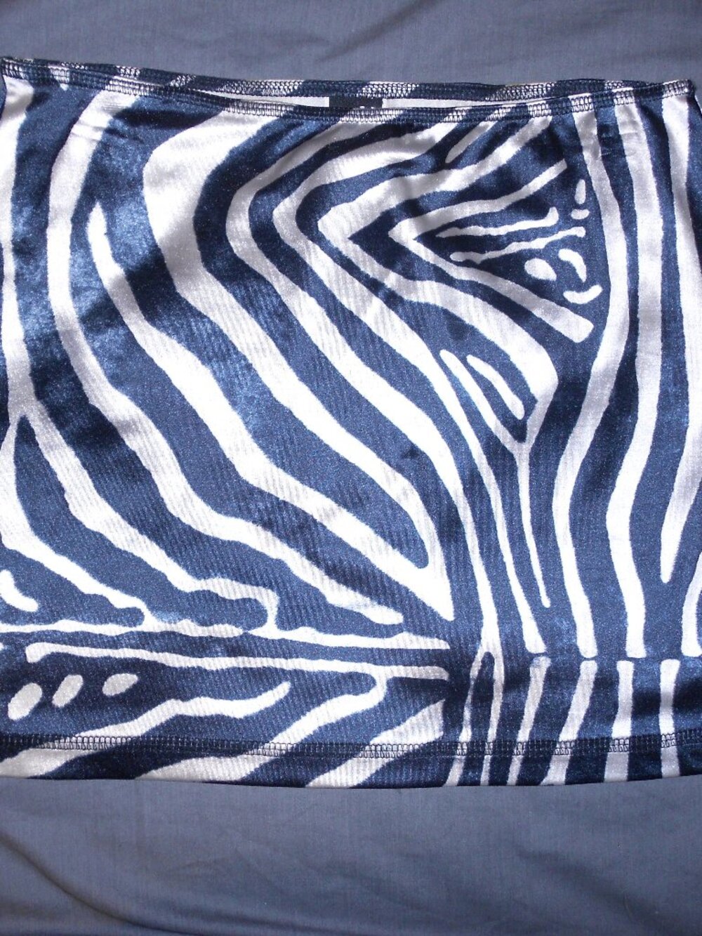 Zebra Print Miniskirt